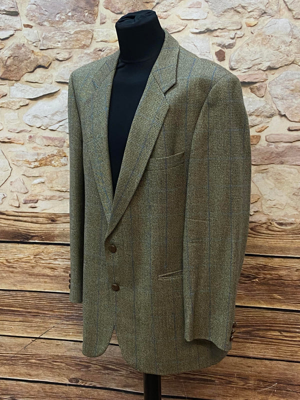 Seitenansicht des Vintage Herren Sakkos in Größe 56