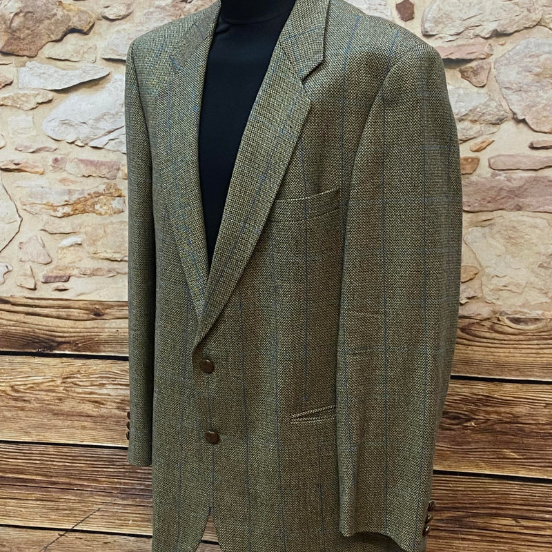 Seitenansicht des Vintage Herren Sakkos in Größe 56