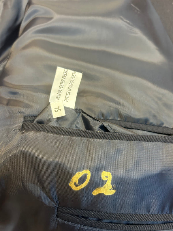 Vintage Marine Sakko Größe 54 – Dunkelblau mit goldenen Knöpfen