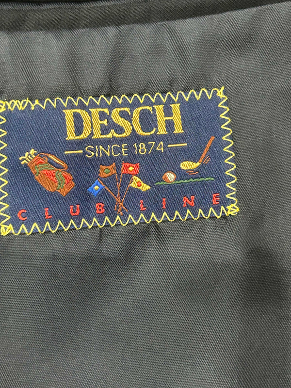 Vintage Doppelreiher Sakko Herren Gr. 27 – Schurwolle, Dunkelblau