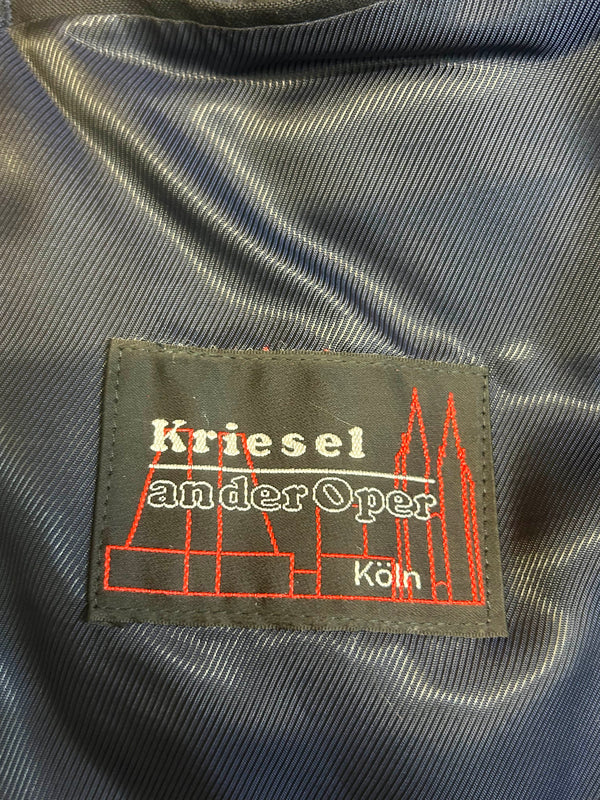 Vintage Uniform Sakko Gr. 28 – Dunkelblau mit Goldknöpfen