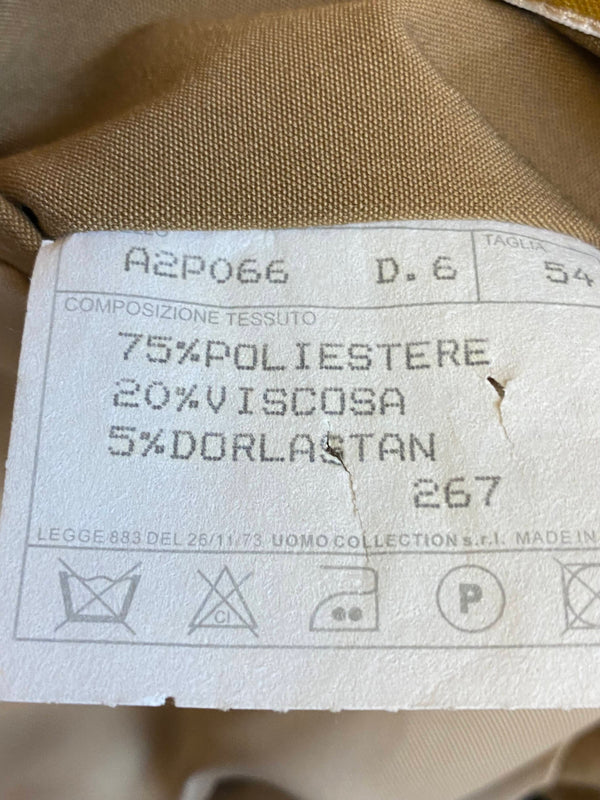 Original Vintage Herren Sakko Gr. 54 – Camel / Beige – Einzelstück