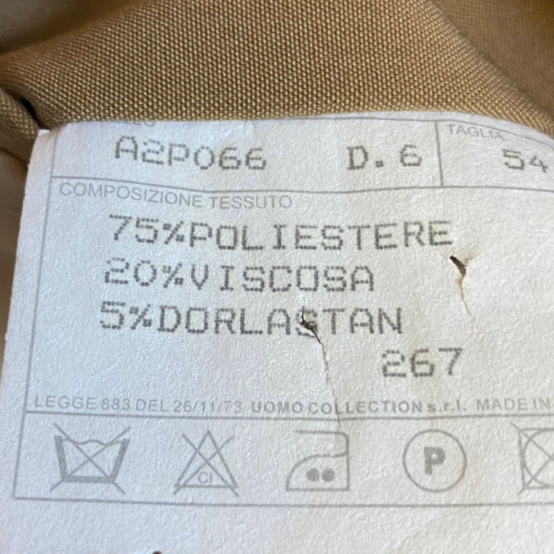 Original Vintage Herren Sakko Gr. 54 – Camel / Beige – Einzelstück