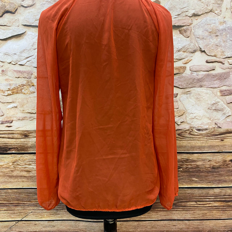 „Elegante Vintage Bluse mit Schleife am Kragen Damen Retro Stil“