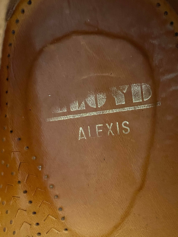 Vintage Loafer Leder Braun Gr. 44 – Ledersohle & perforiert, Ansicht 6