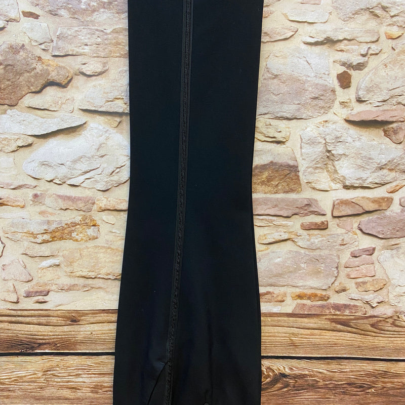„Vintage Smokinghose Herren schwarz Schurwolle mit Grosgrain Streifen elegante Abendhose“
