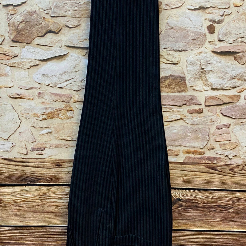Vintage Stresemannhose aus Schurwolle in Schwarz-Grau