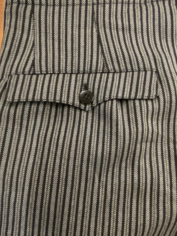 Vintage Stresemannhose Herren ca. 50 – Schwarz Grau gestreift (Maßanfertigung), Ansicht 5
