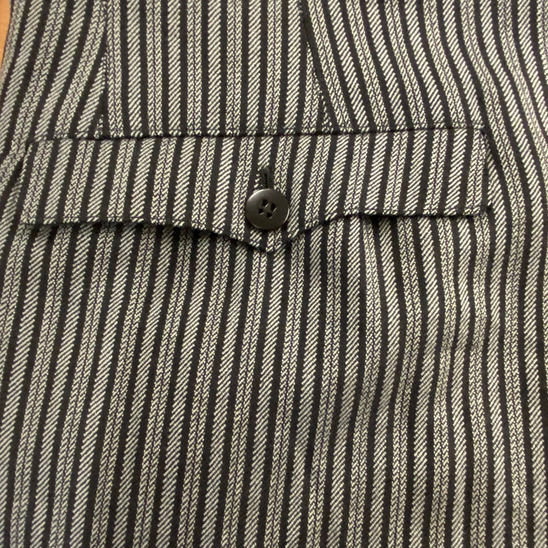 Vintage Stresemannhose Herren ca. 50 – Schwarz Grau gestreift (Maßanfertigung), Ansicht 5