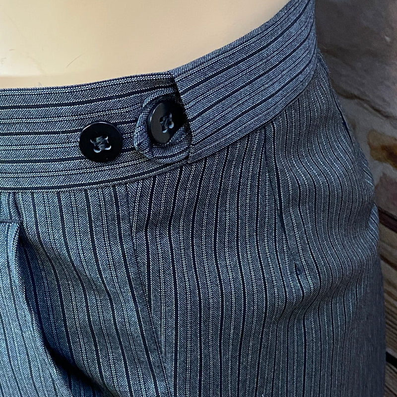 Vintage Stresemannhose grau gestreift – Größe 30, Ansicht 4