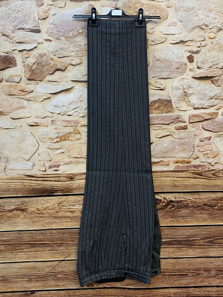 Vintage Stresemannhose Herren Größe 52 grau-schwarz gestreift