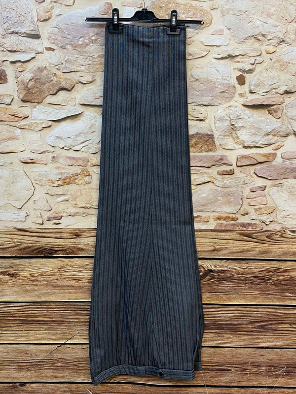 Vintage Stresemannhose für Herren in Grau-Schwarz