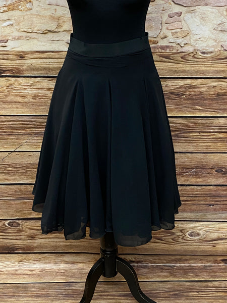 „Vintage Tellerrock schwarz 50er Jahre Rockabilly Petticoat Stil Damen“