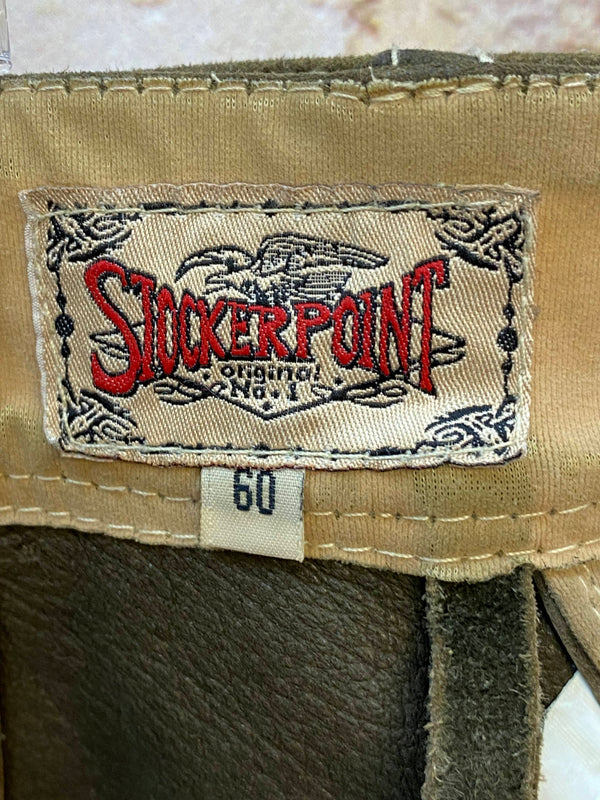 Stockerpoint Kniebund Lederhose Gr. 60 Braun