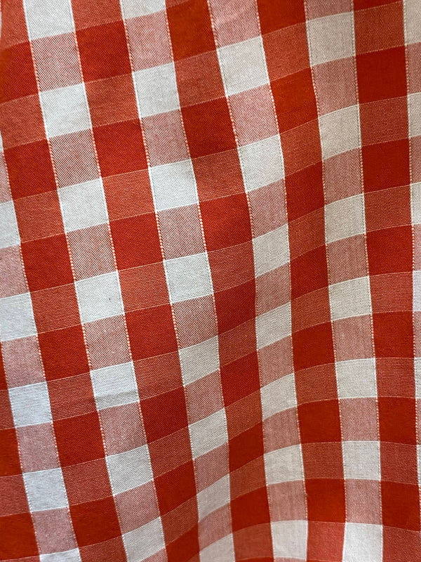 Trachtenhemd Herren rot weiß kariert Gr. 44 REDFORD Vintage, Ansicht 3