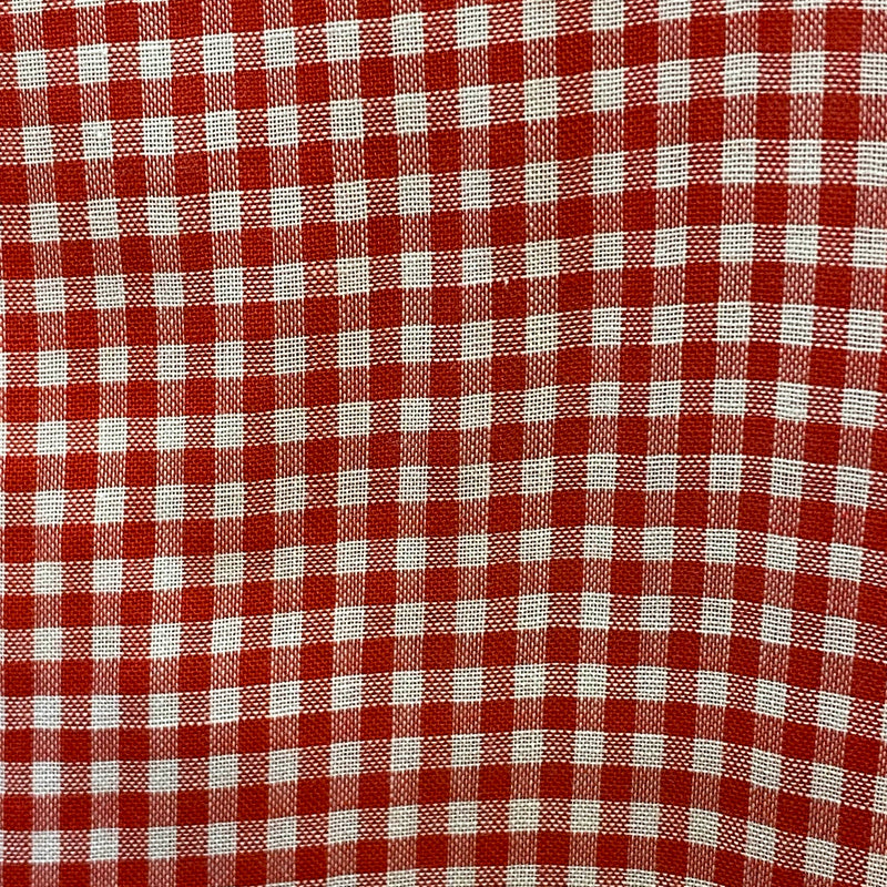 Vintage Trachtenhemd Gr. 40 – rot-weiß kariertes Kurzarmhemd von C&A Loose Fit, Ansicht 4