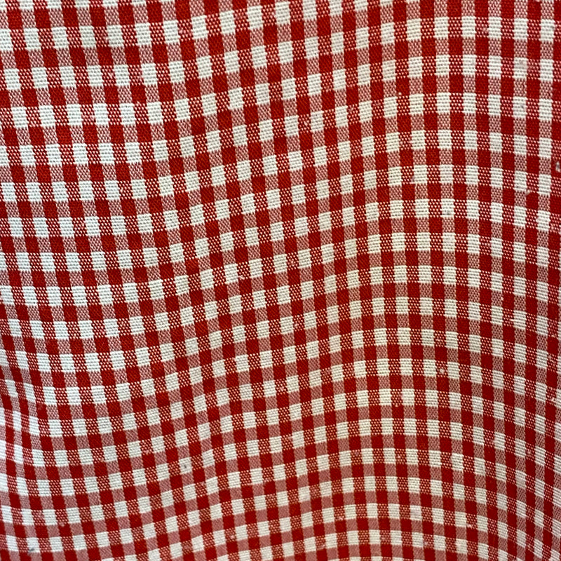 Vintage Trachtenhemd Herren Rot-Weiß Kariert Gr. 42 / XXL, Ansicht 4