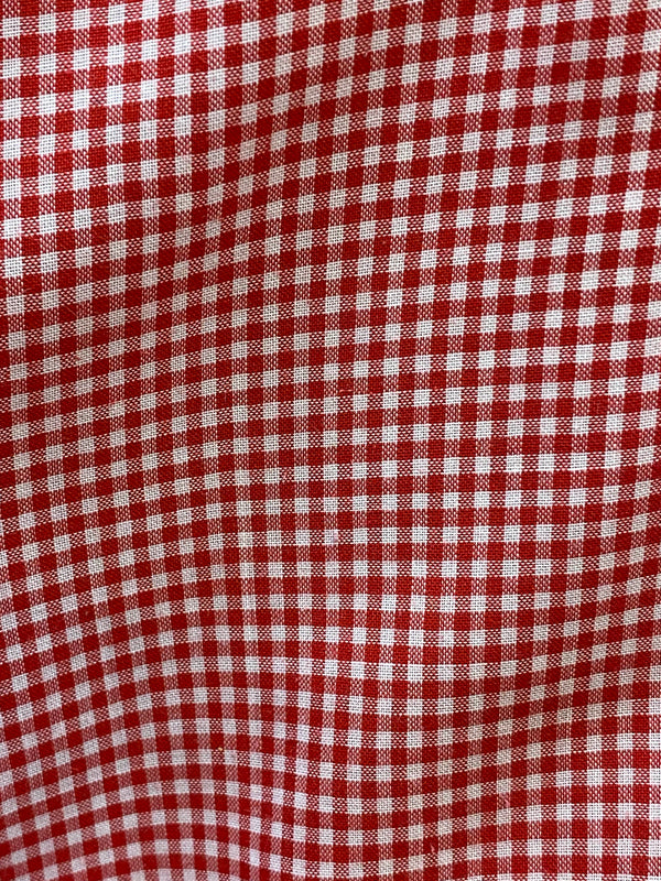 Vintage Trachtenhemd Herren Rot-Weiß Fein Kariert Gr. 42 – C&A Nil, Ansicht 4