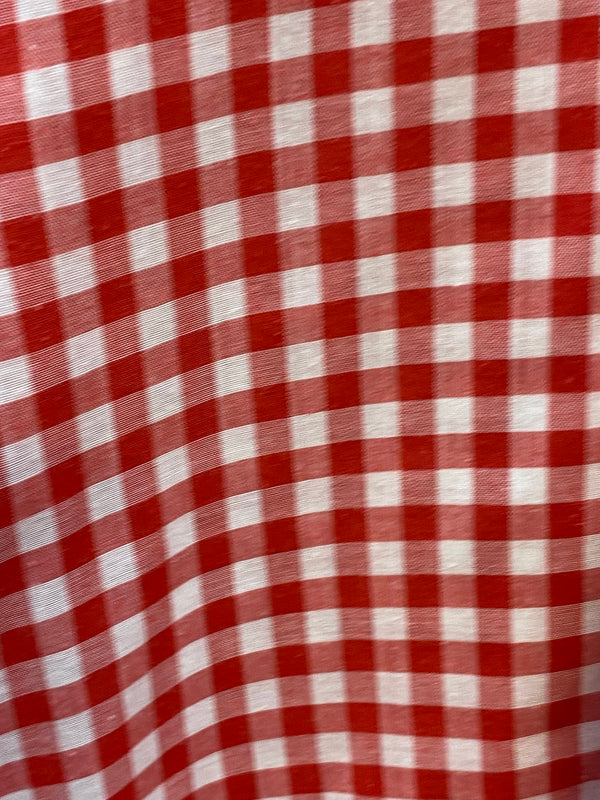 Vintage Trachtenhemd Herren Rot-Weiß Kariert Gr. 43 – Imperial, Ansicht 4