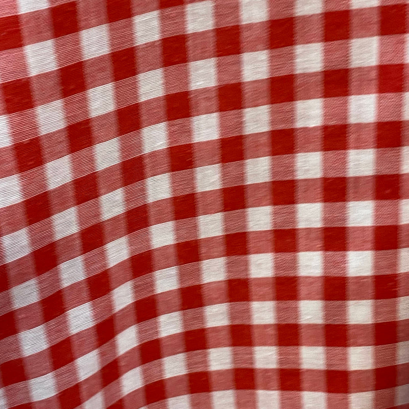 Vintage Trachtenhemd Herren Rot-Weiß Kariert Gr. 43 – Imperial, Ansicht 4