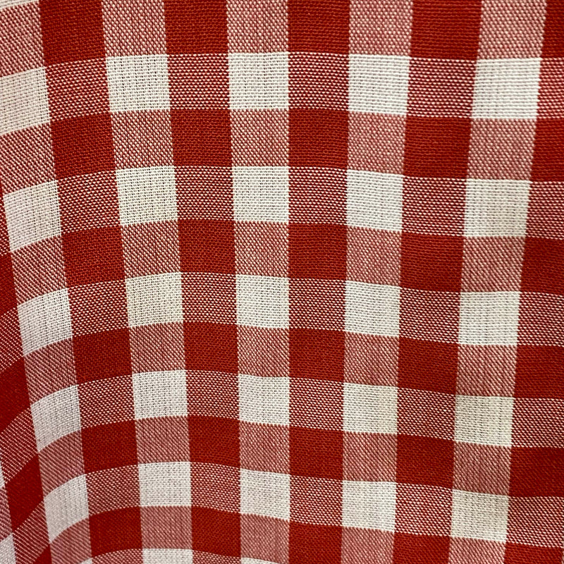 Vintage Trachtenhemd Herren Rot-Weiß Kariert Gr. 44 – Regatta Style Bügelfrei