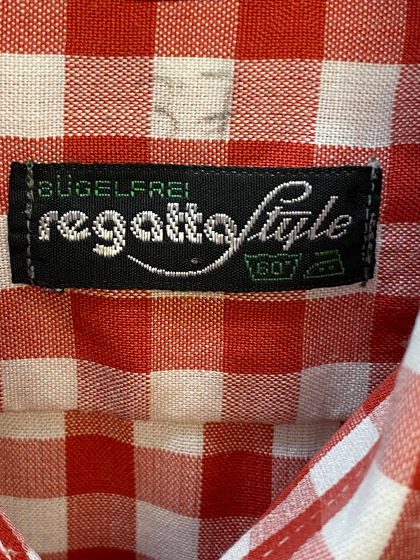 Edikettt Vintage Trachtenhemd Herren Regatta 