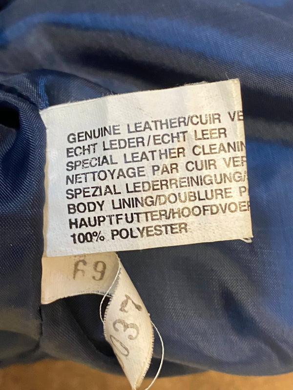 Vintage Leder Trachtenweste Herren Gr. 48, Ansicht 5