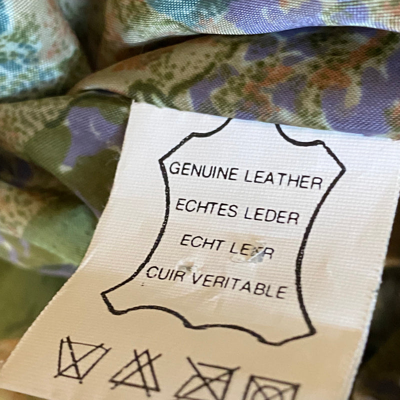 Vintage Leder Trachtenweste grün Herren Gr. 48, Ansicht 6