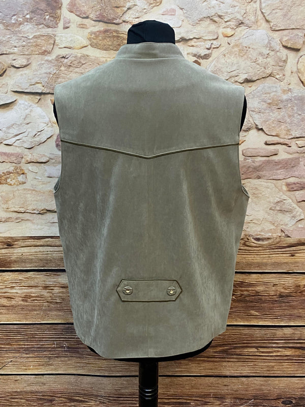 Vintage Trachtenweste Herren Gr. M / 48 Beige