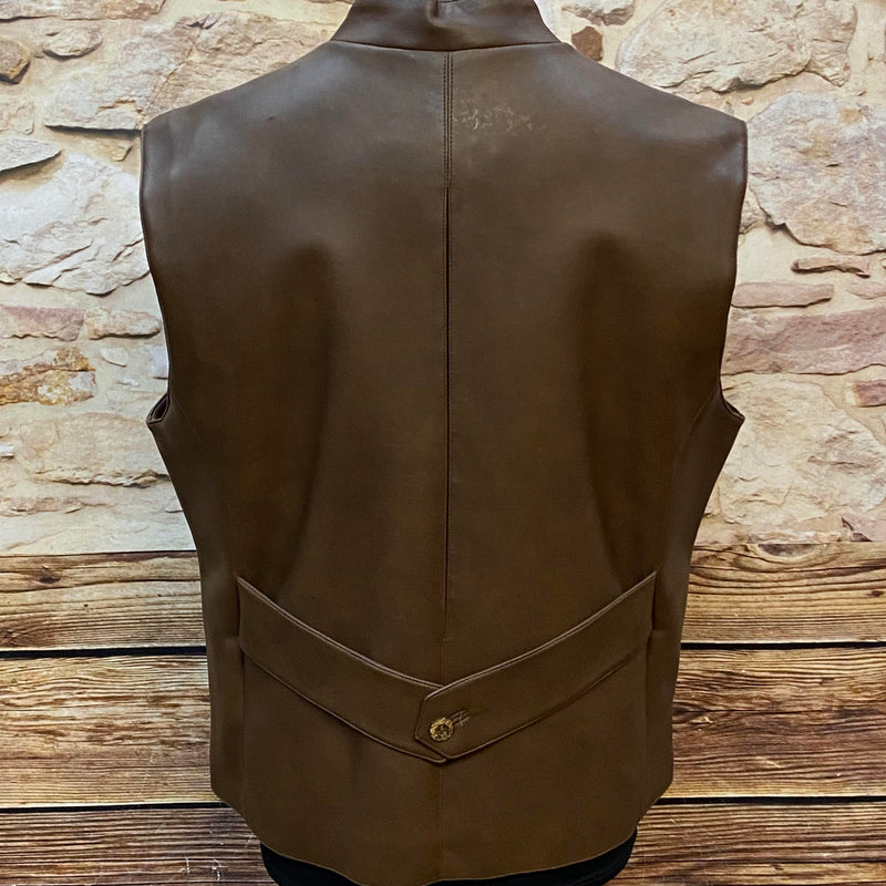 Vintage Trachtenweste Herren Gr. 48 Braun