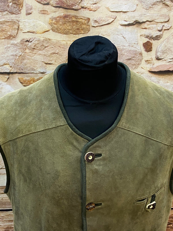 Vintage Trachtenweste Grün Gr. 50 – Distler Originals (Sale), Ansicht 4