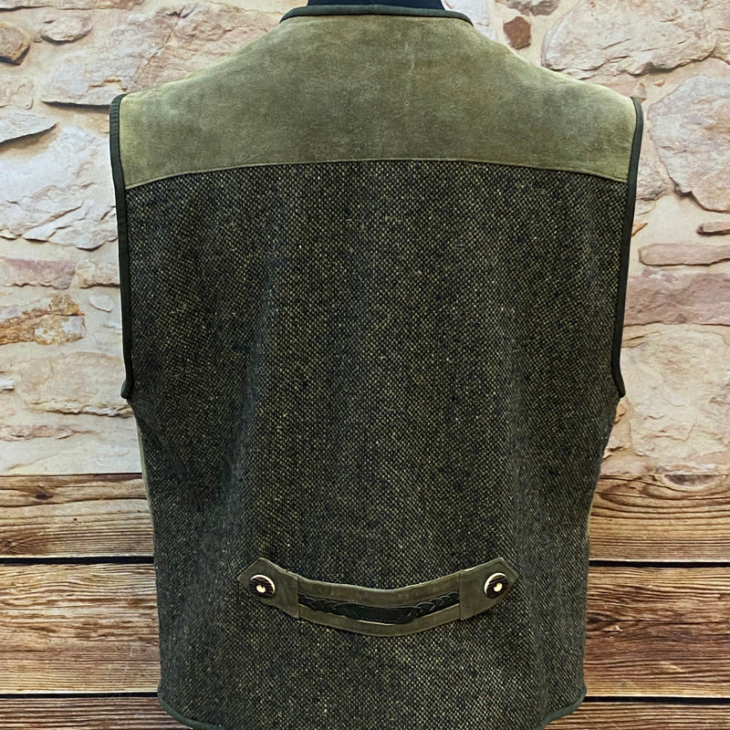 Vintage Trachtenweste Grün Gr. 50 – Distler Originals (Sale), Ansicht 3
