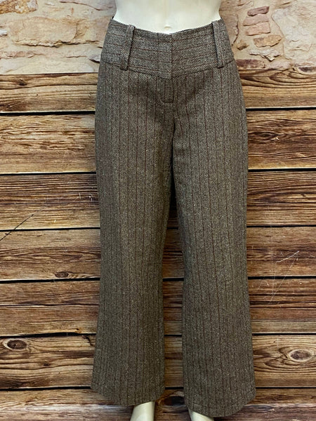 „Vintage Tweed Hose Damen Fischgrät Muster Größe 38 elegant“