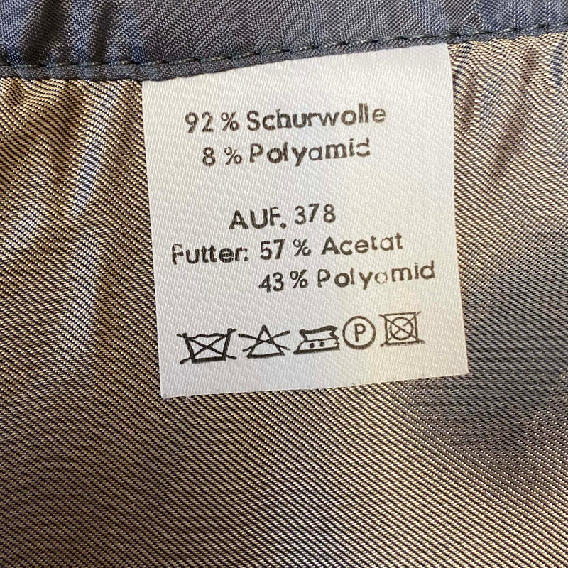 Vintage Damen Weste 20er Jahre Stil Grau Fischgrat Gr. 48 Schurwolle, Ansicht 4