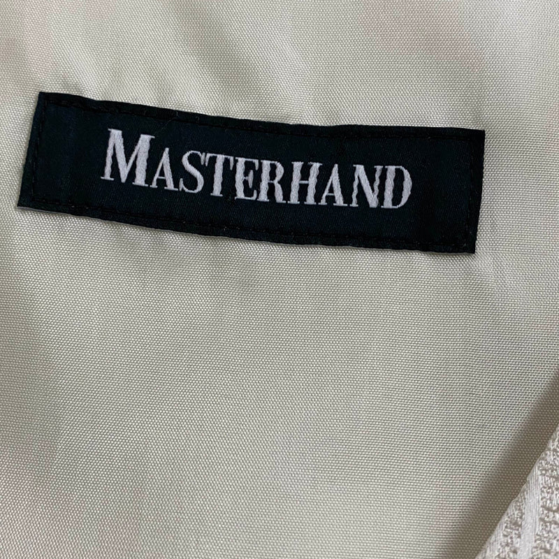 Herrenweste Größe 98 – helle Anzug- und Festweste strukturiert