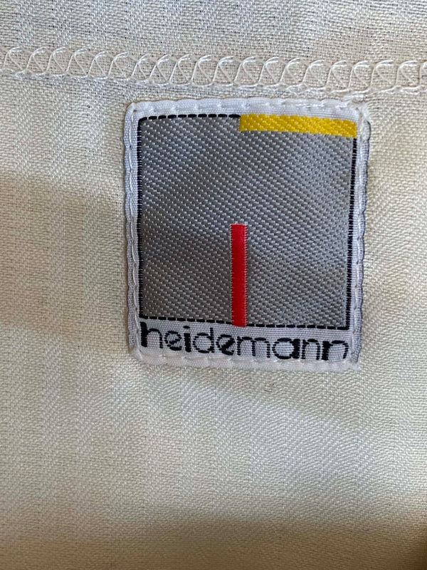 „Heidemann Markenlabel im Futter der Vintage Herrenhose“