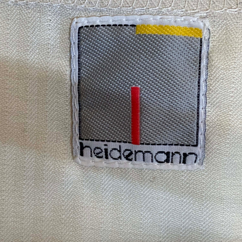 „Heidemann Markenlabel im Futter der Vintage Herrenhose“