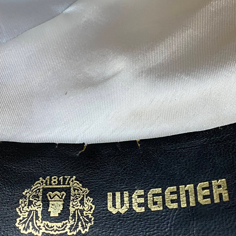 Vintage Zylinder Wegener Gr. 61 – grauer Herren-Zylinder aus Hutmacherei