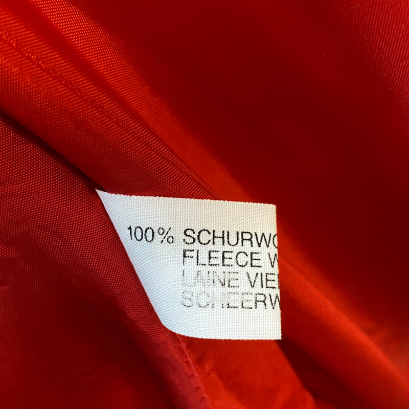 Vintage Damenkleid Kleid rot tiefe Taille 80/90er Gr.42