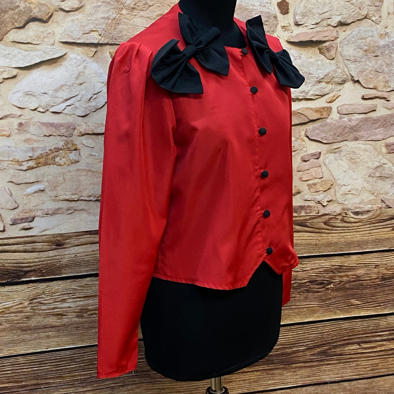 Vintage Jacke 80er Jahre Rot