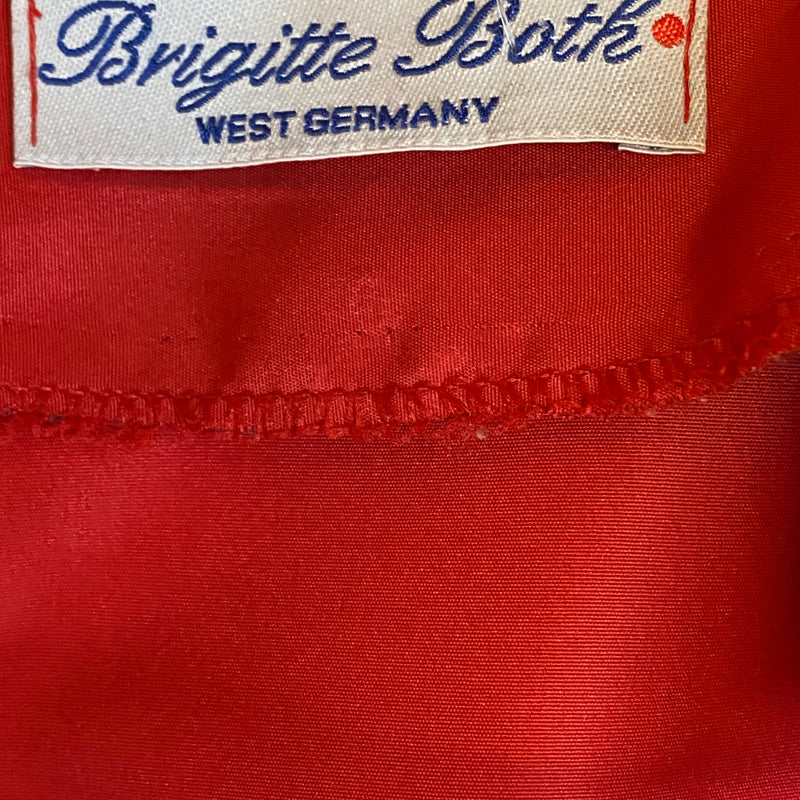 Vintage Jacke 80er Jahre Rote Abendjacke von Brigitte Büthe Gr.42