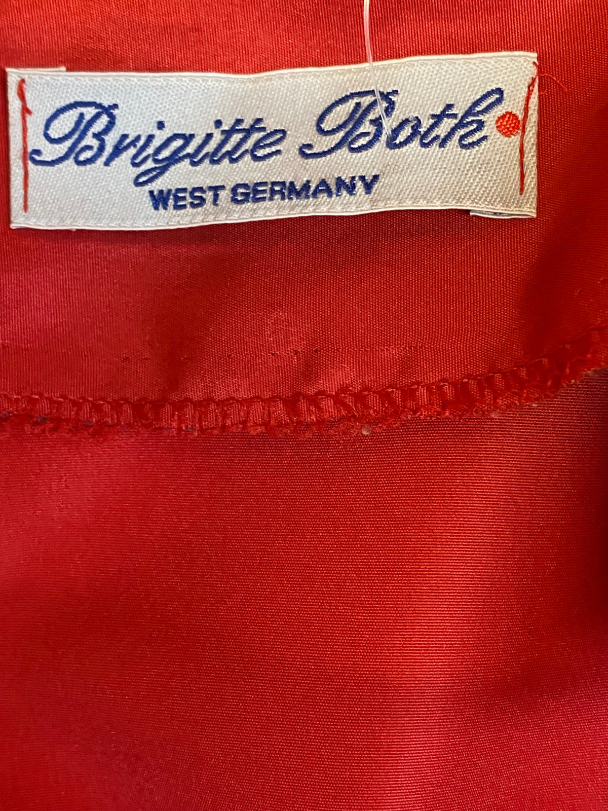 Veste vintage veste de soirée rouge des années 80 par Brigitte Büthe taille 42