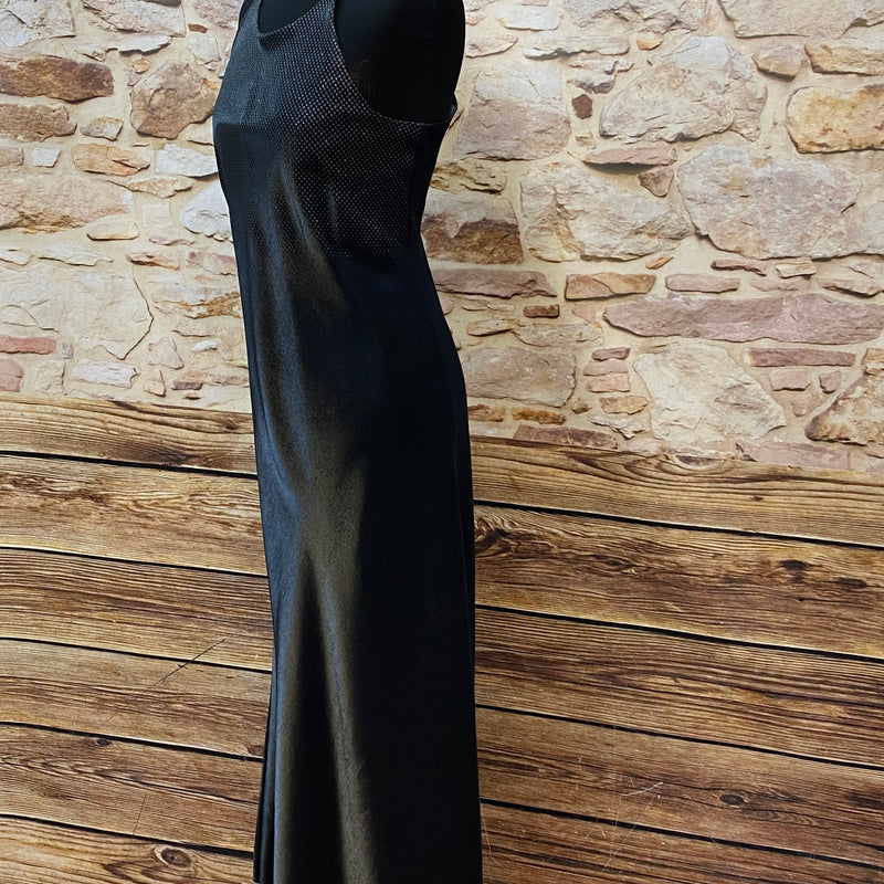 Langes Vintage Abendkleid in schwarz, Gr.40 von Yessica