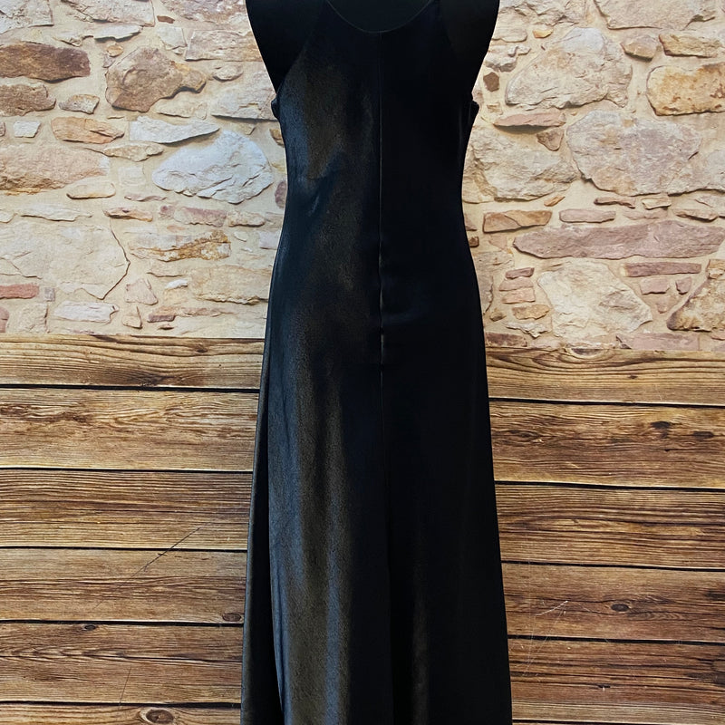 Langes Vintage Abendkleid in schwarz, Gr.40 von Yessica