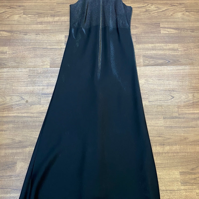 Langes Vintage Abendkleid in schwarz, Gr.40 von Yessica