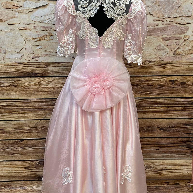 Vintage Abendkleid in rosa Gr.36