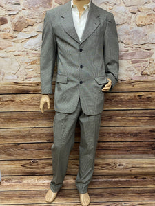 Vintage Anzug Pepita Gr.94 Herren