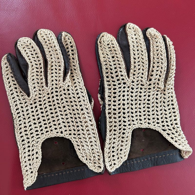 Vintage Herren-Autohandschuhe Gr. 11 – Eleganz für Oldtimer-Fans