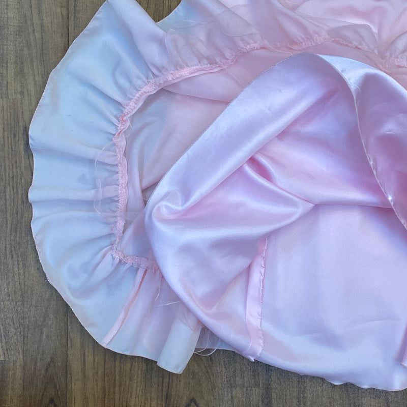 80er Jahre Vintage Ballkleid in Rosa Gr.42