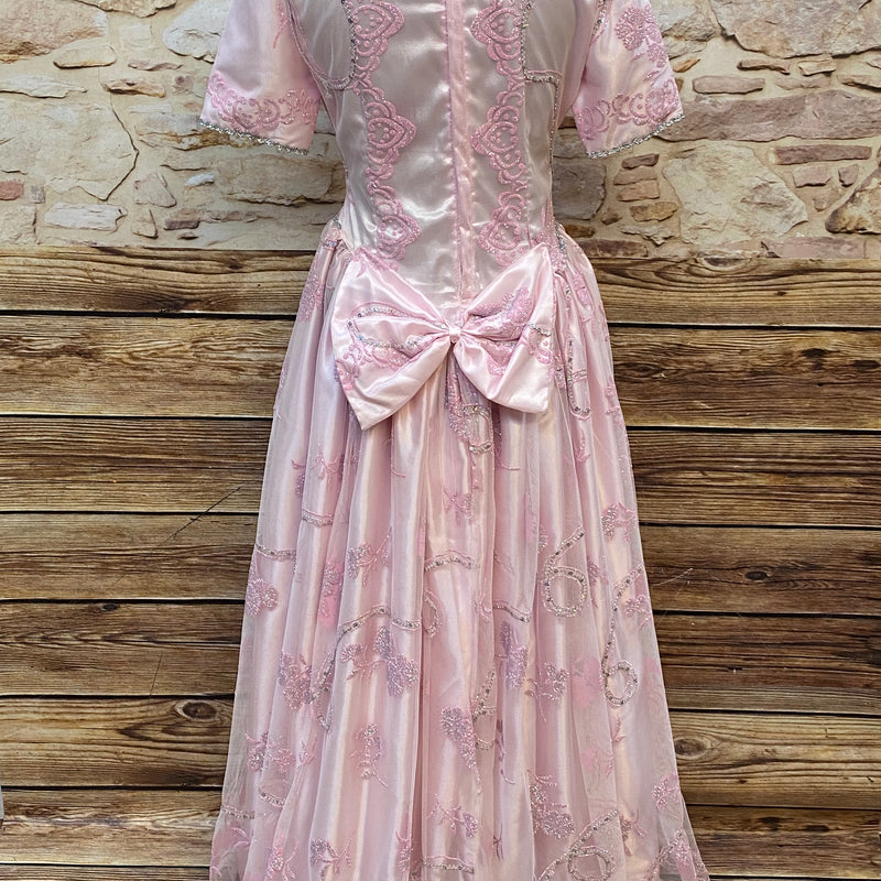 Vintage Ballkleid Gr.38 in rosa